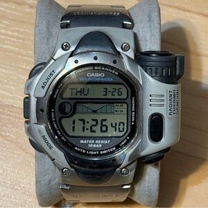 Casio Sea Pathfinder SPF-10 Radiant Thermo Scanner Tide Moon Metal Digital Watch